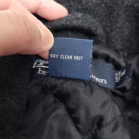 Polo By Ralph Laurent Mens Coat Wool Blend Pockets - Picture 8 of 8